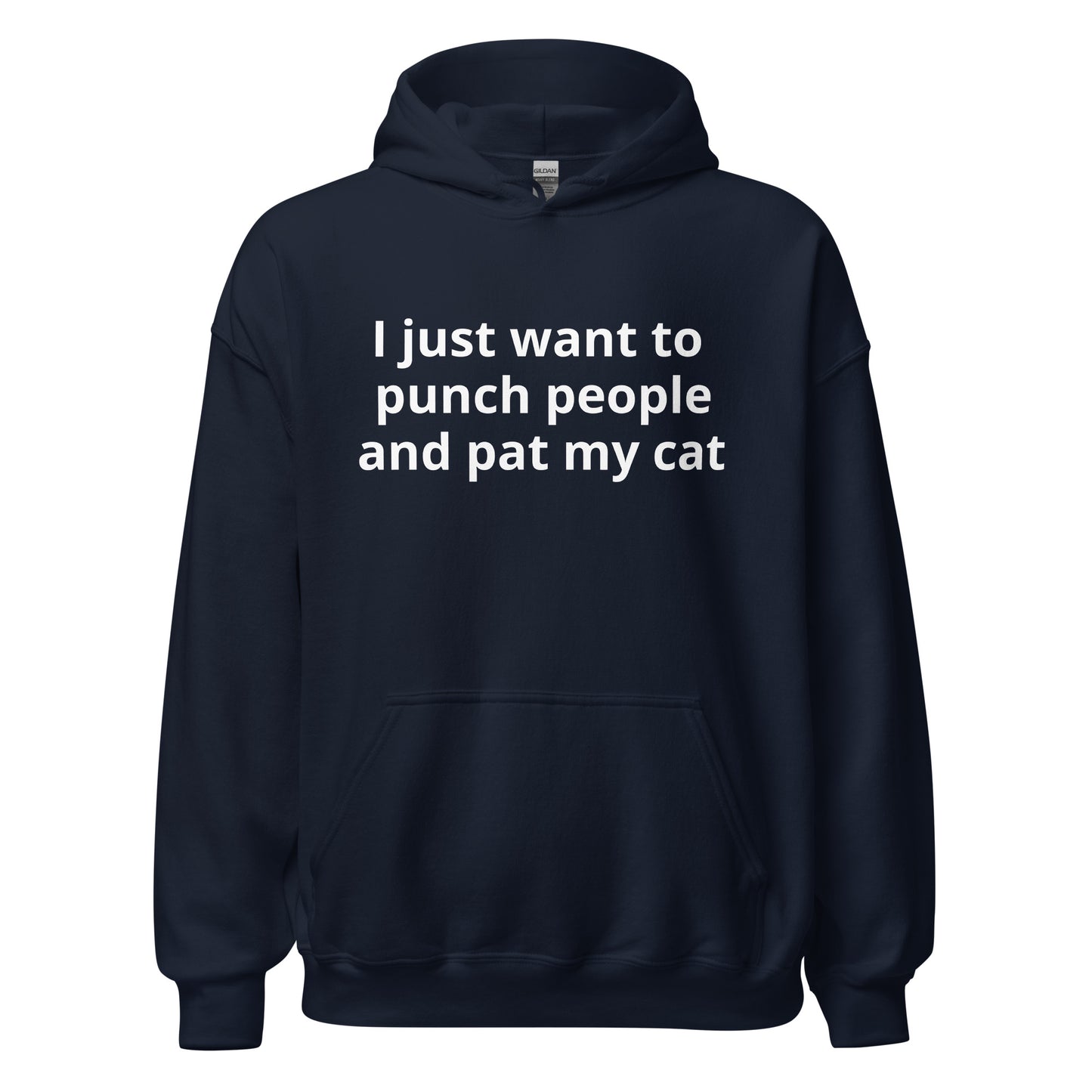 I just want to punch people Hoodie