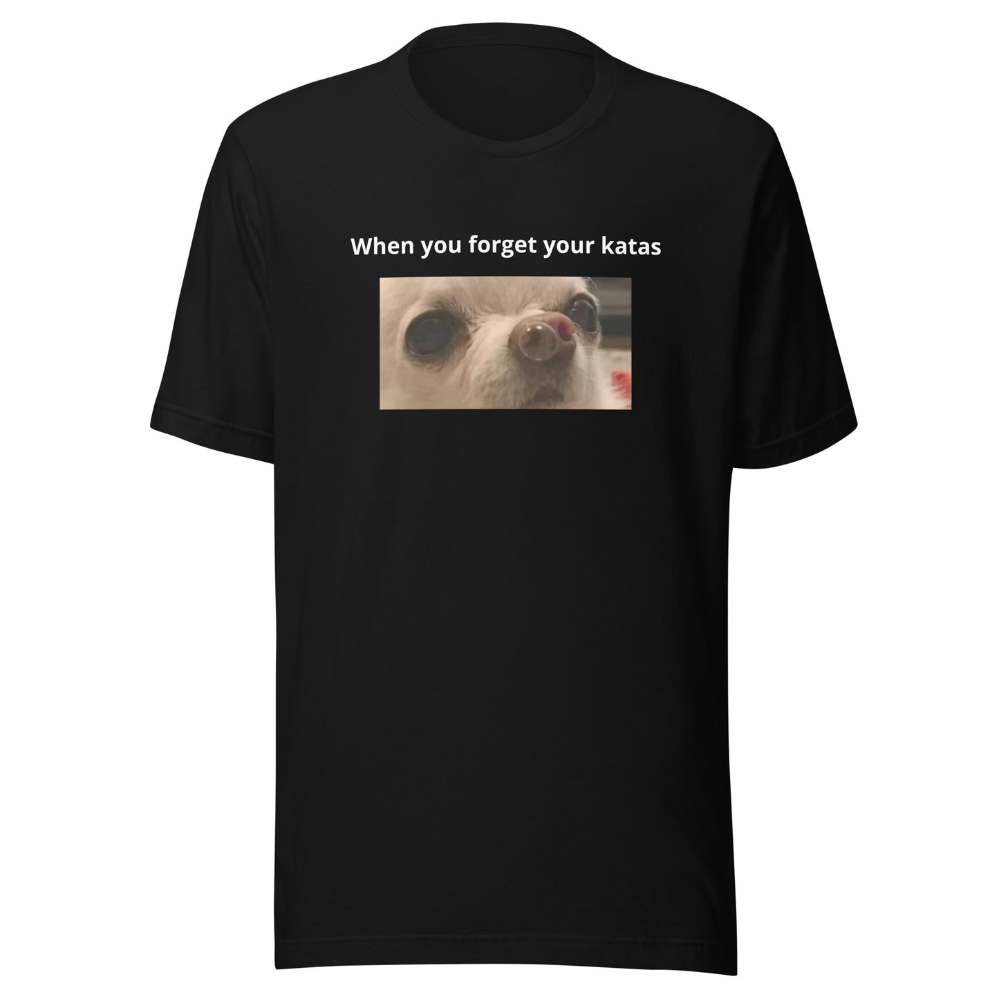 I forgot my kata t-shirt